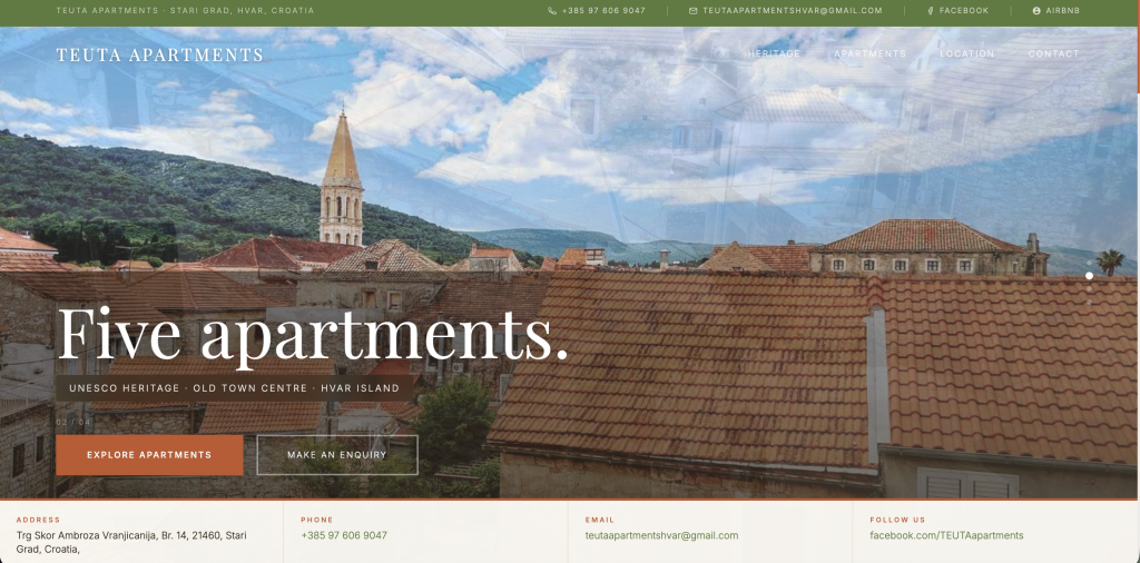 TEUTA Apartments Stari Grad Hvar, Stari Grad